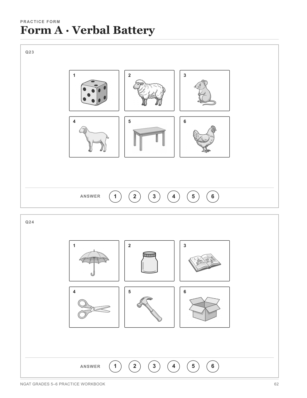 Verbal · Workbook p. 62