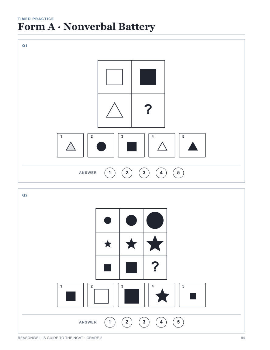 Figure patterns · Workbook p. 84