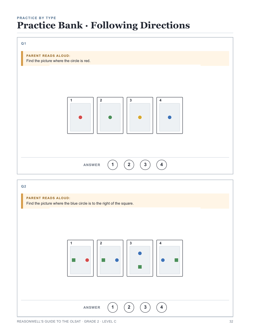 Listening & directions · Workbook page